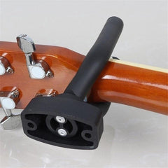 Stylish Guitar Wall Mount with Hooks and Picks