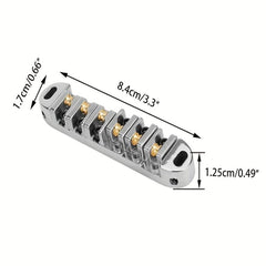 Unlock Guitar Potential w/ Roller Saddle Locking Bridge