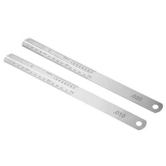 2pcs set Guitar Fret Measuring Mount Ruler Fingerboard Protection Steel Plate