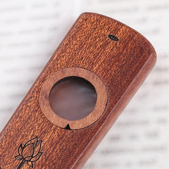Solid Sapele Wood Kazoo Flute Musical Instrument
