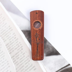 Solid Sapele Wood Kazoo Flute Musical Instrument