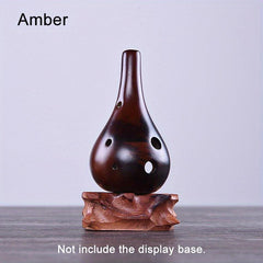 6 Hole Middle C Key Ocarina Ceramics Material Garlic Shape Ocarina