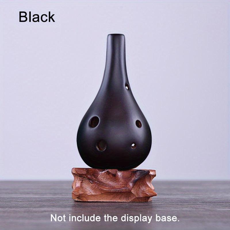 6 Hole Middle C Key Ocarina Ceramics Material Garlic Shape Ocarina