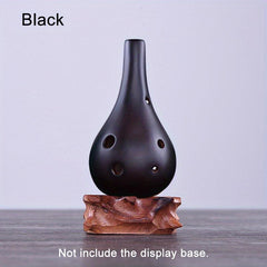 6 Hole Middle C Key Ocarina Ceramics Material Garlic Shape Ocarina