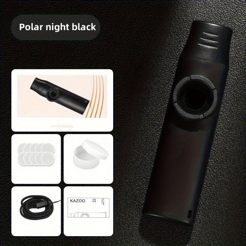 10pcs Flute Film Kazoo Set with Halter Rope for Guitar Ukulele - Easy to Carry