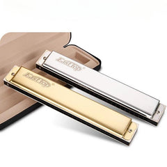 East 24 Hole Tremolo Harmonica C Key Good Air Tightness Professional Harmonica
