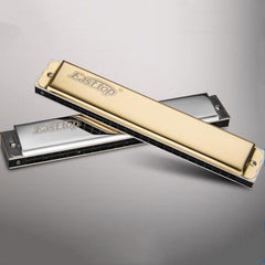 East 24 Hole Tremolo Harmonica C Key Good Air Tightness Professional Harmonica
