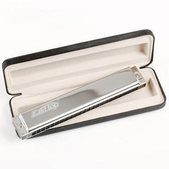 East 24 Hole Tremolo Harmonica C Key Good Air Tightness Professional Harmonica