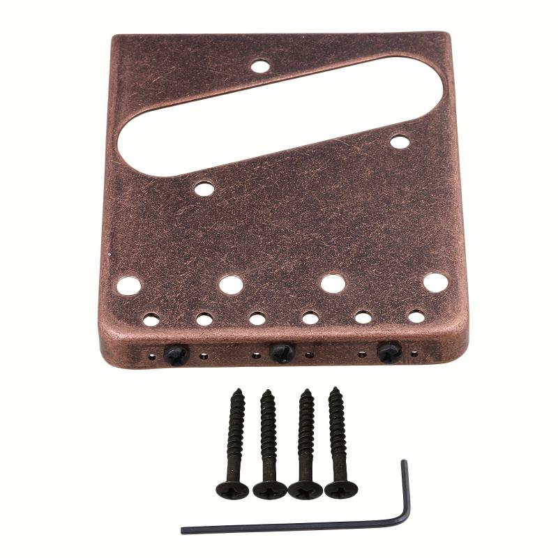 6 String TL Guitar Fixed Bridge - Black