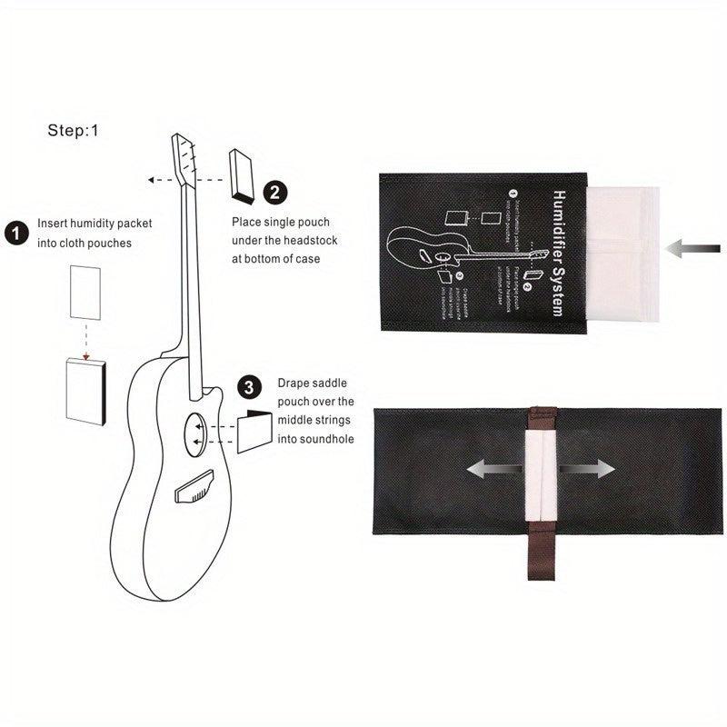 Guitar Humidifier Set Acoustic Classical Folk Guitar Humidifier