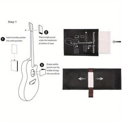 Guitar Humidifier Set Acoustic Classical Folk Guitar Humidifier