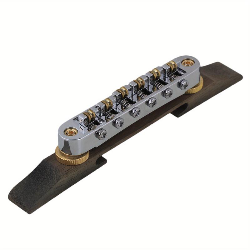 Jazz Guitar Stand Up Ball Up And Down Bridge Silvery