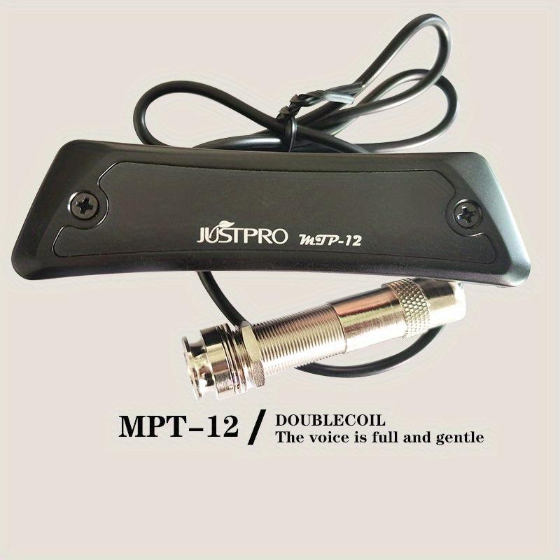 JUSTPRO Acoustic Guitar Pick Up Soundhole Steel String Tail Pin Audio Output