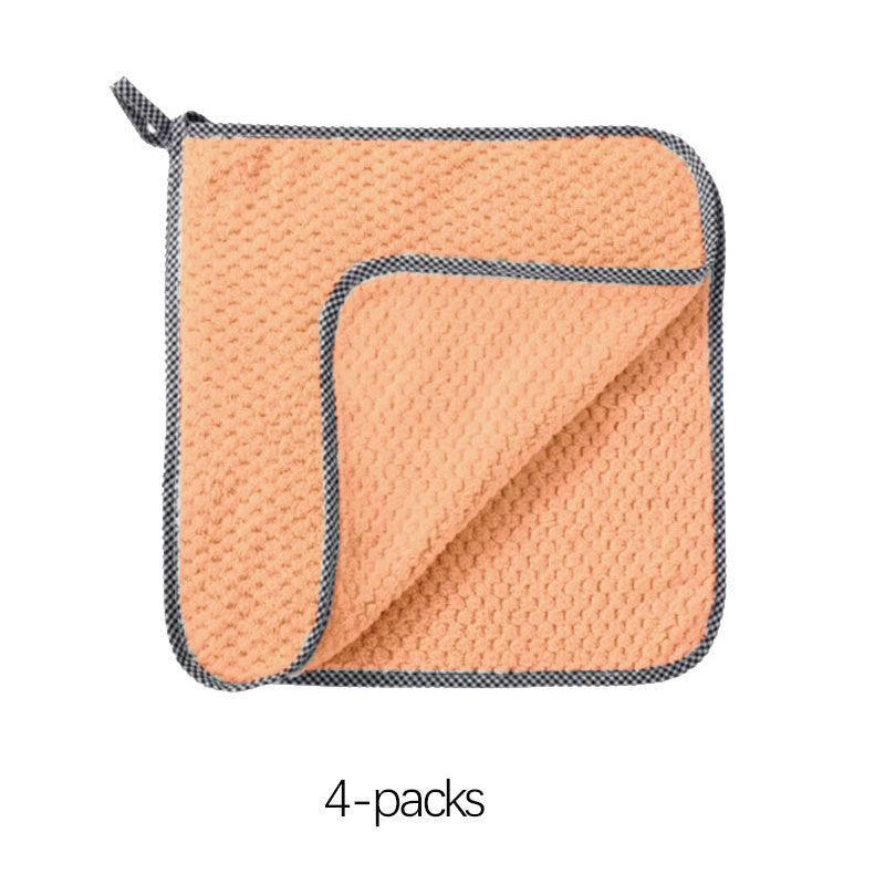 4pcs Thickened Sanitary Cleaning Cloths 9.84in
