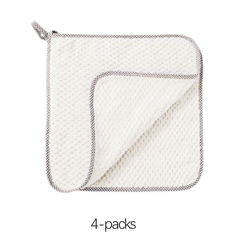 4pcs Thickened Sanitary Cleaning Cloths 9.84in