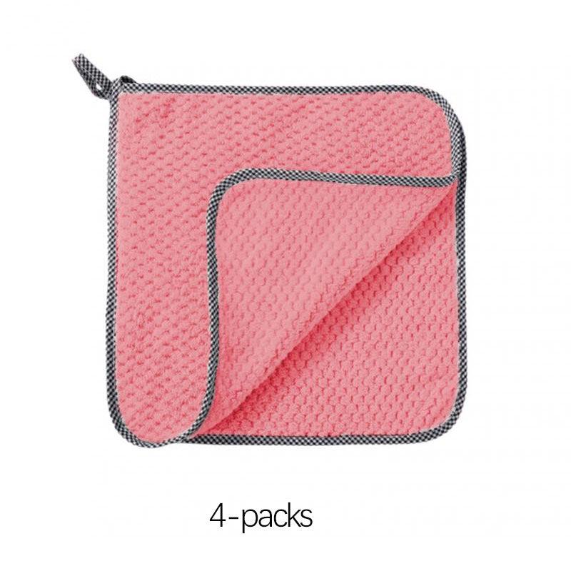 4pcs Thickened Sanitary Cleaning Cloths 9.84in
