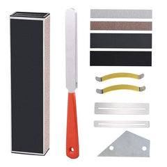 Guitar Fret Crowning File and Leveling Tool Set