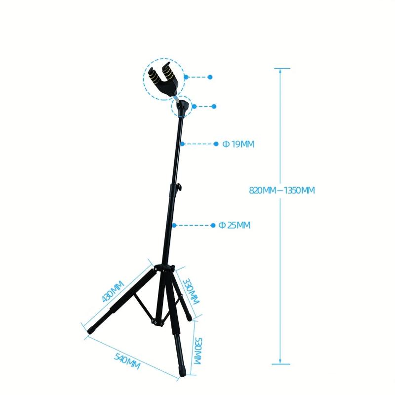 Upright Guitar Stand Gravity Self Locking Portable Height Adjustable