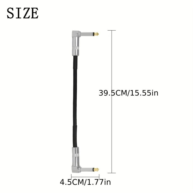 6 35mm Leather Metal Head Connection Cable for Guitar