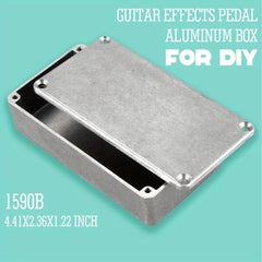 1590B Aluminum Stomp Box Enclosure for DIY Guitar Pedal Kit