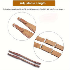 Accordion Straps Soft Padded PU Faux Leather Shoulder Harness Strap