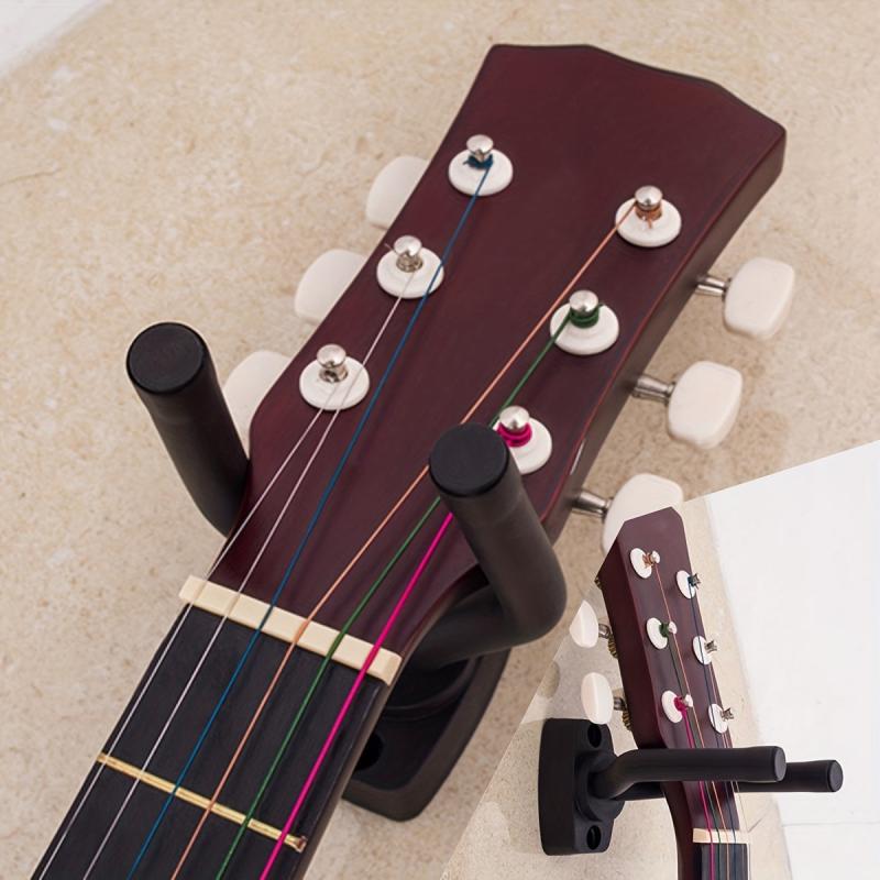 2pcs Guitar Wall Mount Hanger for Various Guitars and Bass