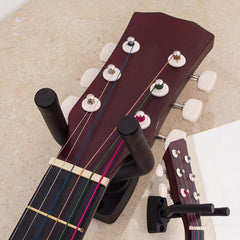 2pcs Guitar Wall Mount Hanger for Various Guitars and Bass