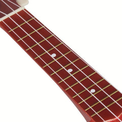 53 34 Cm Ukrili Mini Bear Wooden Guitar Beginner Music Ukulele