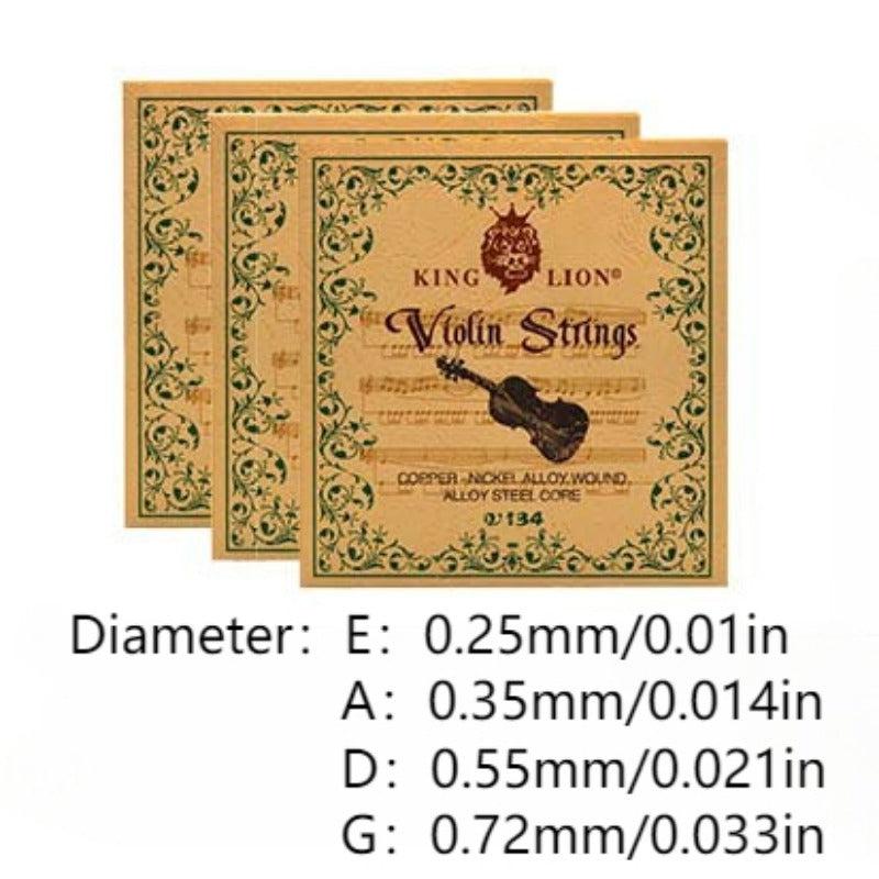 Steel Core Copper Winding Violin String Set