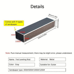 Guitar String Fret Repair And Care Polishing Leveling Rod