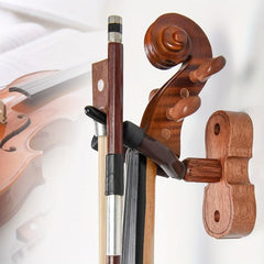 Unisex Violin Hook Solid Wood Base Two Beard Special