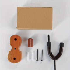 Unisex Violin Hook Solid Wood Base Two Beard Special