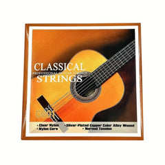 6Pcs Classical Guitar Clear Nylon Strings Set
