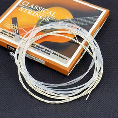 6Pcs Classical Guitar Clear Nylon Strings Set