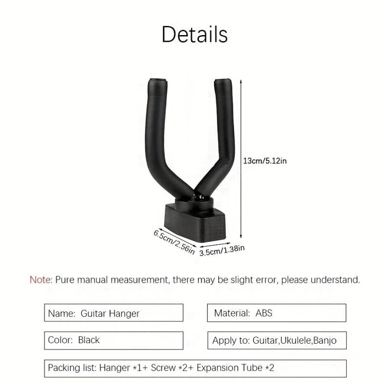 Guitar Bass Hanger Wall Hook Display Stand Musical Instrument Accessories