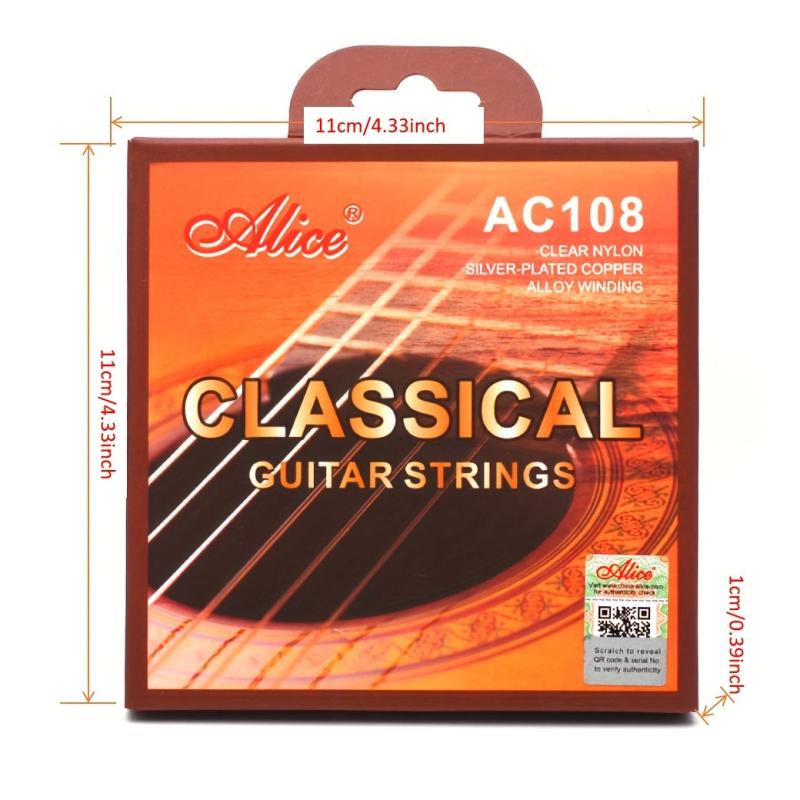 Nylon Guitar Strings for Clear Sound AC108 N