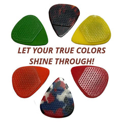 Guitar Anti-skid Paddles Silicone Sticker Semi-transparent Sticker