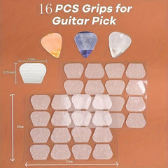 Guitar Anti-skid Paddles Silicone Sticker Semi-transparent Sticker