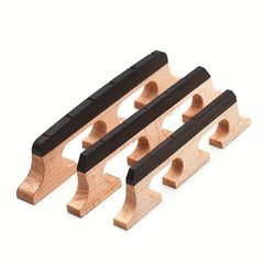 High Maple & Ebony 3-Footed Banjo Bridge for 4-6 String Banjos