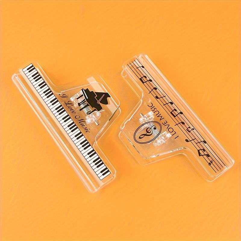 2pcs Music Book Clips Transparent Holder Stand Clamps Guitar Accessories