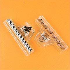 2pcs Music Book Clips Transparent Holder Stand Clamps Guitar Accessories