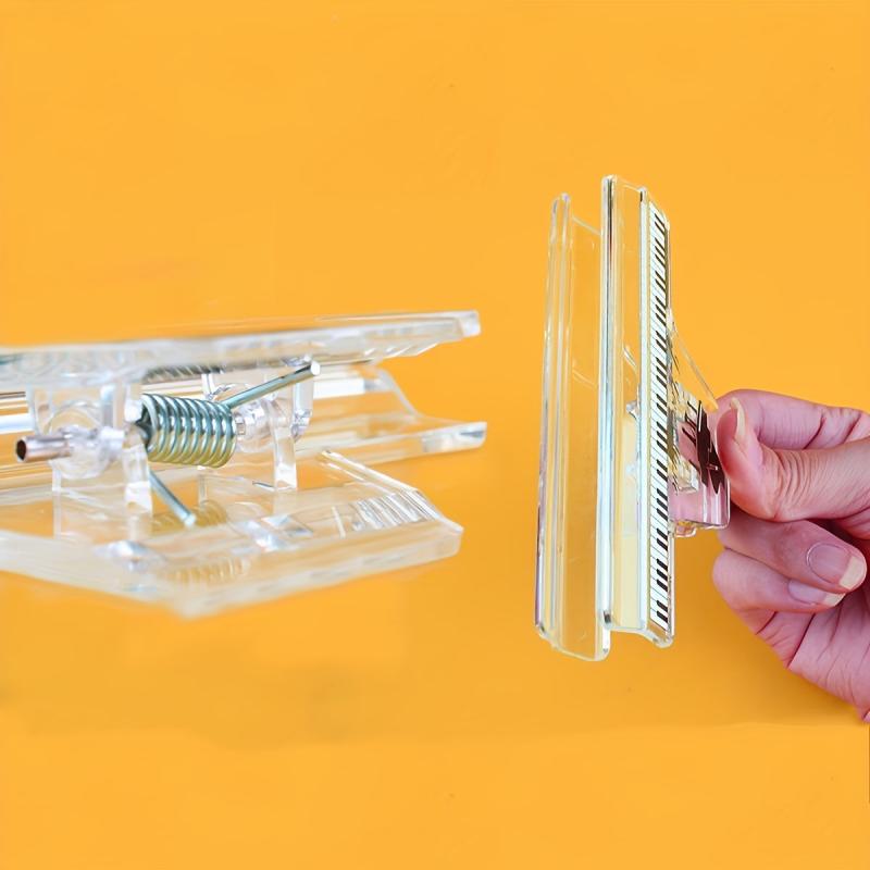 2pcs Music Book Clips Transparent Holder Stand Clamps Guitar Accessories