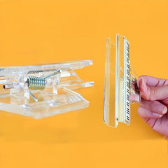 2pcs Music Book Clips Transparent Holder Stand Clamps Guitar Accessories