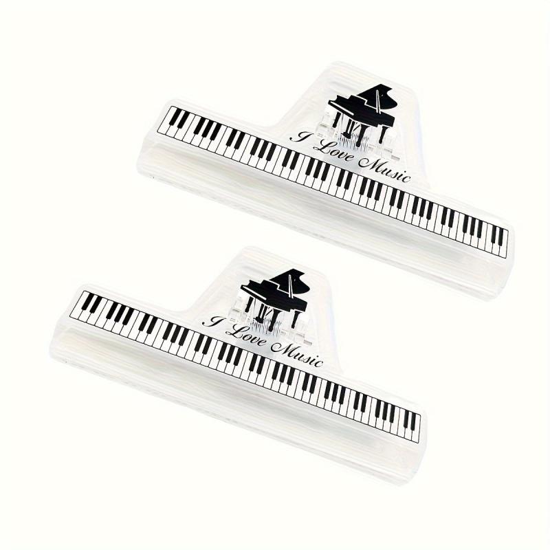 2pcs Music Book Clips Transparent Holder Stand Clamps Guitar Accessories
