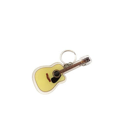 Acrylic Guitar Keychain Backpack Pendant Music Decoration Gift