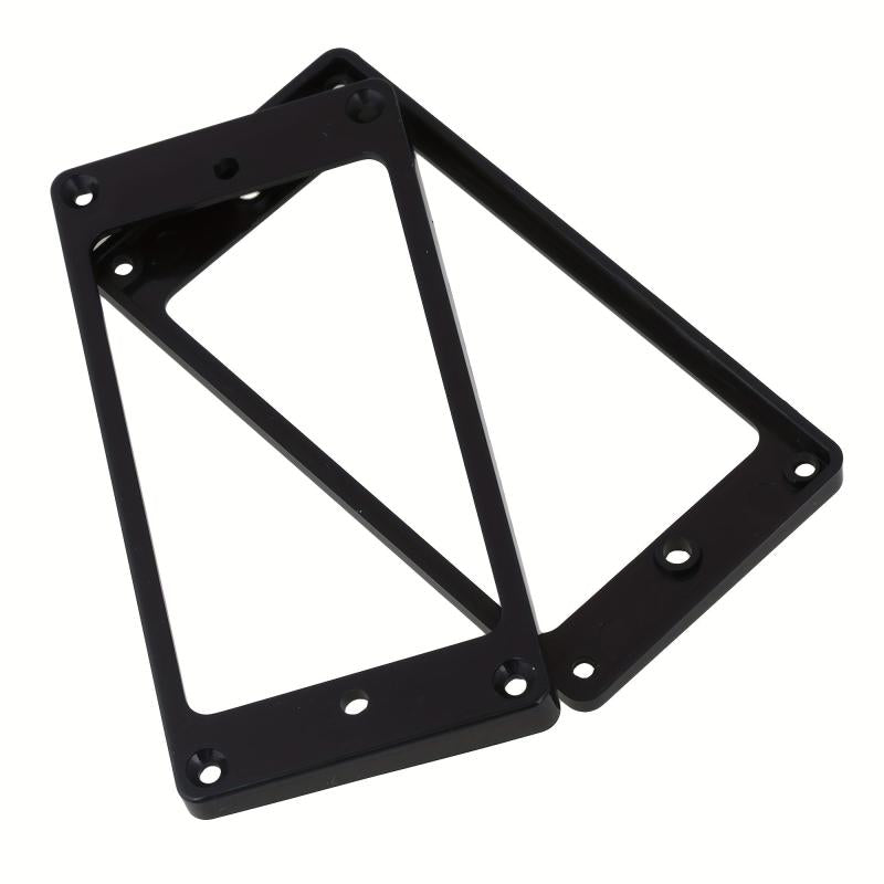 Guitar Humbucker Ring Flat Bottom Black 3mm Thickness