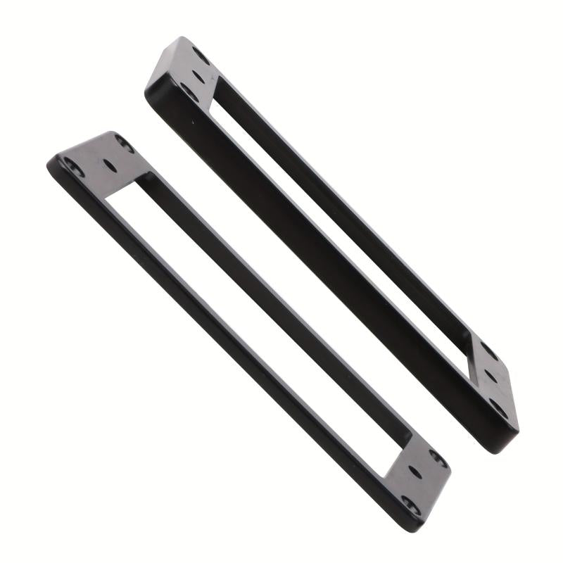 Guitar Humbucker Ring Flat Bottom Black 3mm Thickness