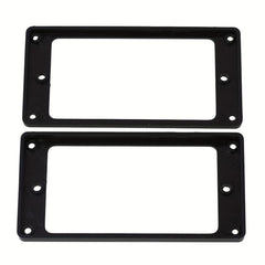 Guitar Humbucker Ring Flat Bottom Black 3mm Thickness