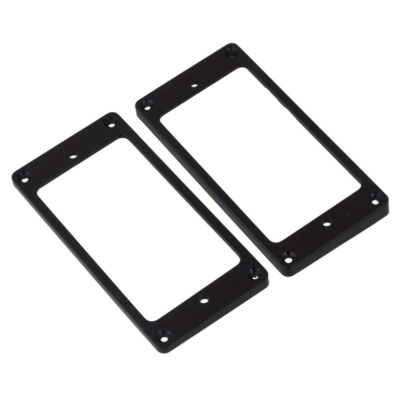 Guitar Humbucker Ring Flat Bottom Black 3mm Thickness