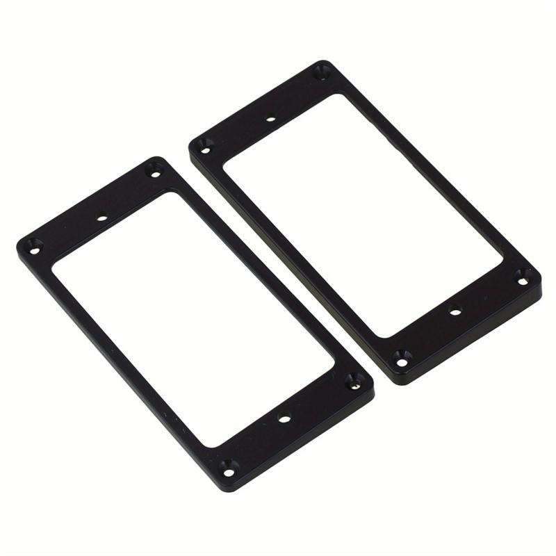 Guitar Humbucker Ring Flat Bottom Black 3mm Thickness